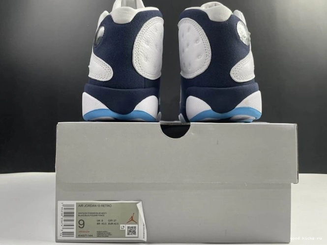 Jordan Powder Dark Air 13 414571-144 Blue 0807